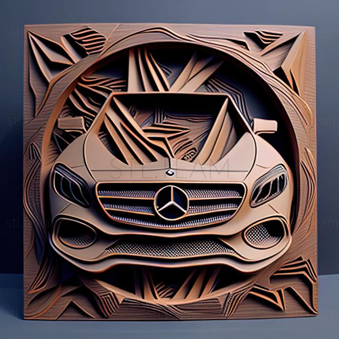 3D модель Mercedes Benz EQE (STL)